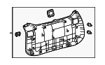 647800A130C0 - : Lower Gate Trim for Toyota Image
