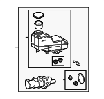 47201F9020 - Body: Master Cylinder for Toyota Image