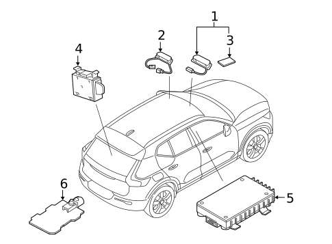 Communication System Components for 2019 Volvo XC90 #3