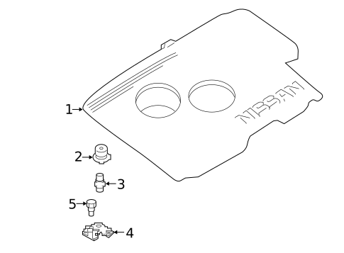 Engine Appearance Cover for 2019 Nissan Altima #0