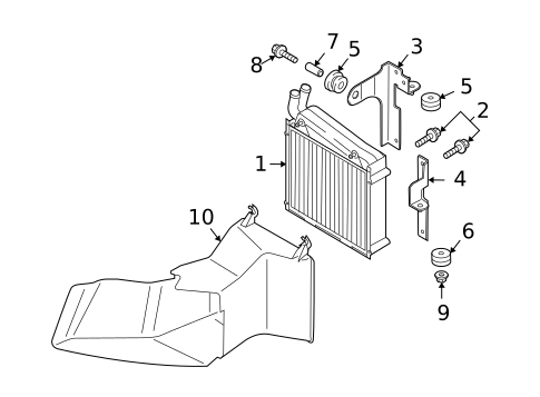 Radiator & Components for 2010 Audi TT Quattro #1