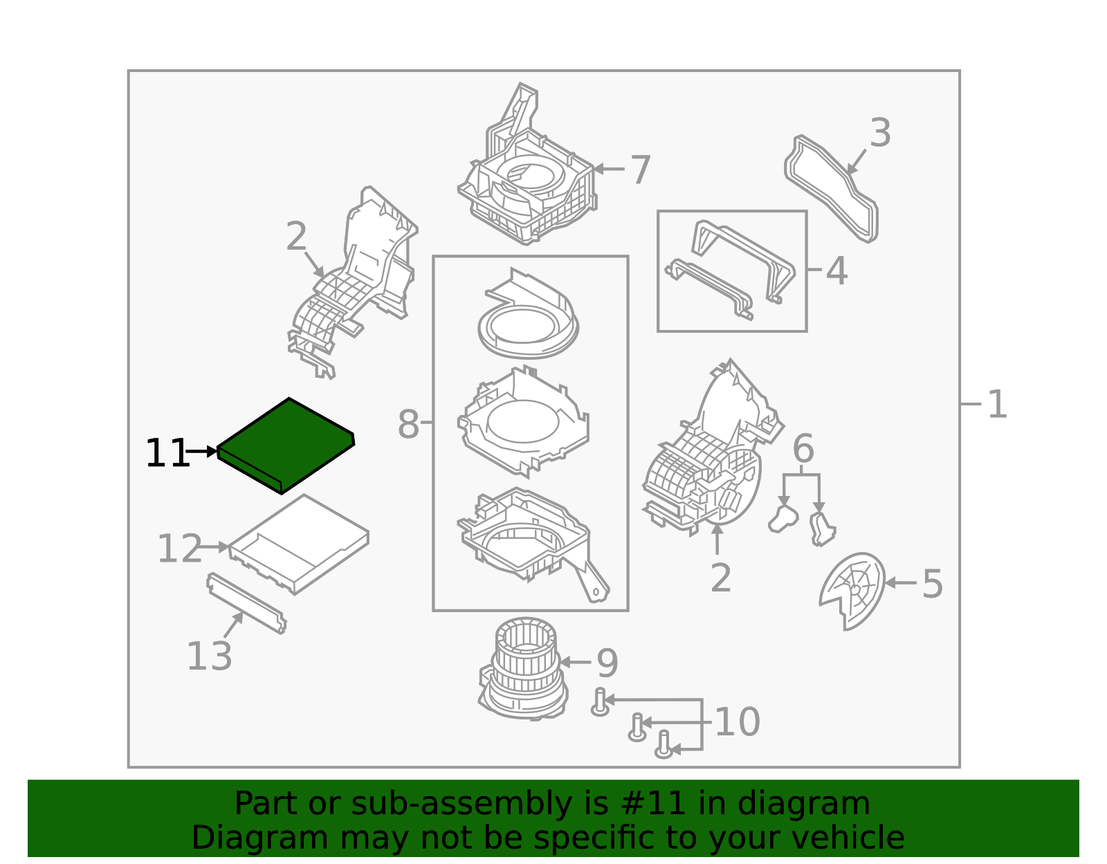 TK4861J6X - 2016-2021 Mazda CX-9 Cabin Air Filter - Mazda Swag TK4861J6X - 2016-2021 Mazda CX-9 Cabin Air Filter - Mazda Swag