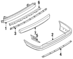 85030F4230 - Body: Face Bar for Nissan Image
