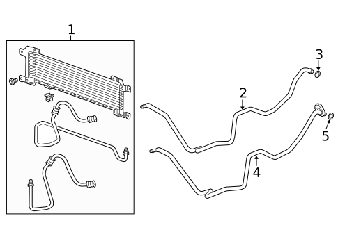 Trans Oil Cooler for 2007 Cadillac STS #0