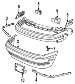 E9DZ17757A - Body: Bumper Cover for Ford: Taurus Image