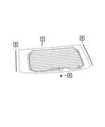 68378376AE - Glass: Backlite for Mopar Image