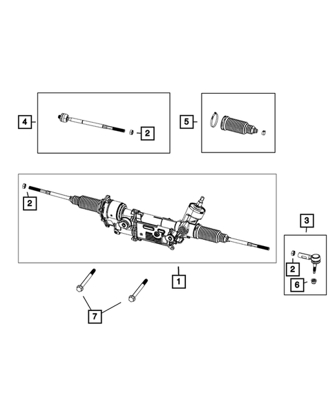 Steering Gear for 2013 Ram 1500 #0
