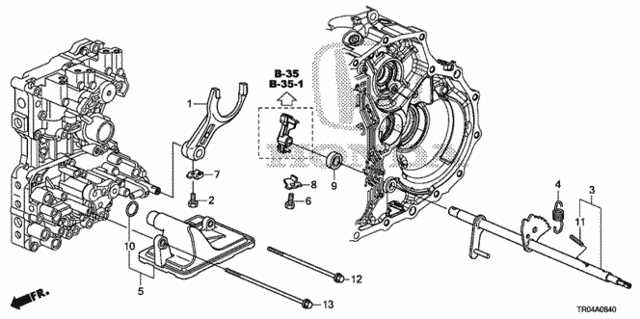 AT Shift Fork for 2012 Honda Civic #0