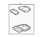 LR027192 - Body: Tray for Land-Rover Image