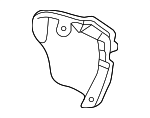 74590SDAA00 - : Splash Shield for Honda: Accord Image