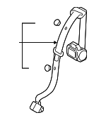 8P0857807KV04 - Electrical: Center Seat Belt for Audi: A3, A3 Quattro Image