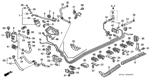 Fuel Pipe (1) for 1995 Acura Integra #0