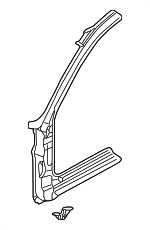 4Z7809839 - Body: Hinge Pillar for Audi Image