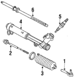 26062163 - Steering: Outer Tie Rod for Buick: Regal | Chevrolet: Lumina, Monte Carlo | Oldsmobile: Cutlass, Cutlass Supreme, Intrigue | Pontiac: Grand Prix Image