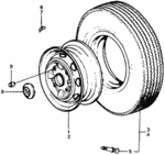 42700663671 - : Disk, Wheel (Kanai) for Honda Image