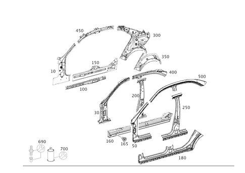 Side Walls for 2008 Mercedes-Benz C300 #0