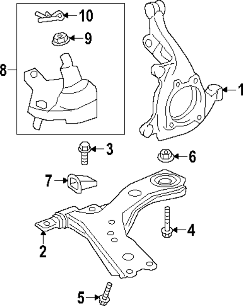 Suspension Components for 2023 Lexus RX500h #2