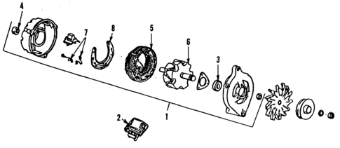 Alternator for 2004 Ford Mustang #0