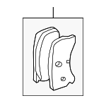 C2P15994 - Brakes: Brake Pads for Jaguar Image