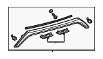 7680106A71 - : License Molding for Toyota: Camry Image