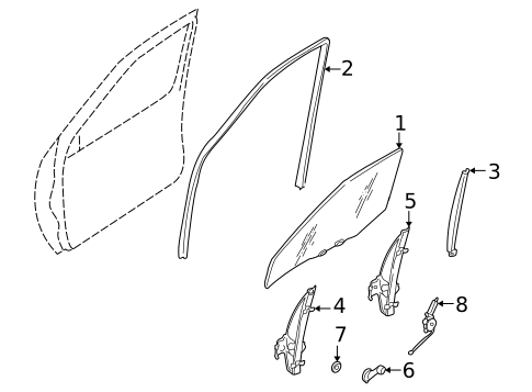 Front Door for 2002 Nissan Xterra #0