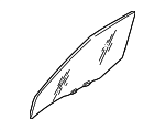 803008Z400 - Body: Door Glass for Nissan: Frontier, Xterra Image