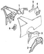 7660084A32 - : Inner Panel for Nissan Image