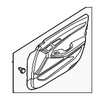 82305T1460NNB - : Door Trim Panel for Genesis: G80 Image