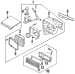 2602501F25 - : Headlamp Housing for Nissan: 200SX Image