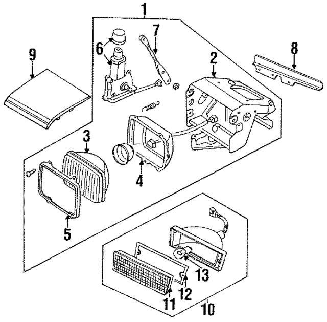 2612006F00 - : Park Lamp Assembly for Nissan: 200SX Image