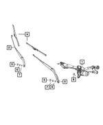 68440104AA - Electrical: Front Wiper Arm, Right for Mopar Image