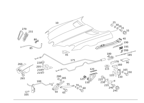Engine Hood for 2006 Mercedes-Benz SLR McLaren #0
