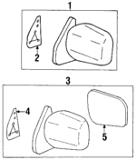 8971784580 - : Mirror Assembly Gasket for Isuzu Image