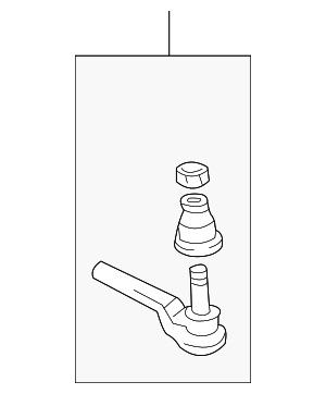 Front Steering Linkage Outer Tie Rod 19418696 | GM OEM Parts Online