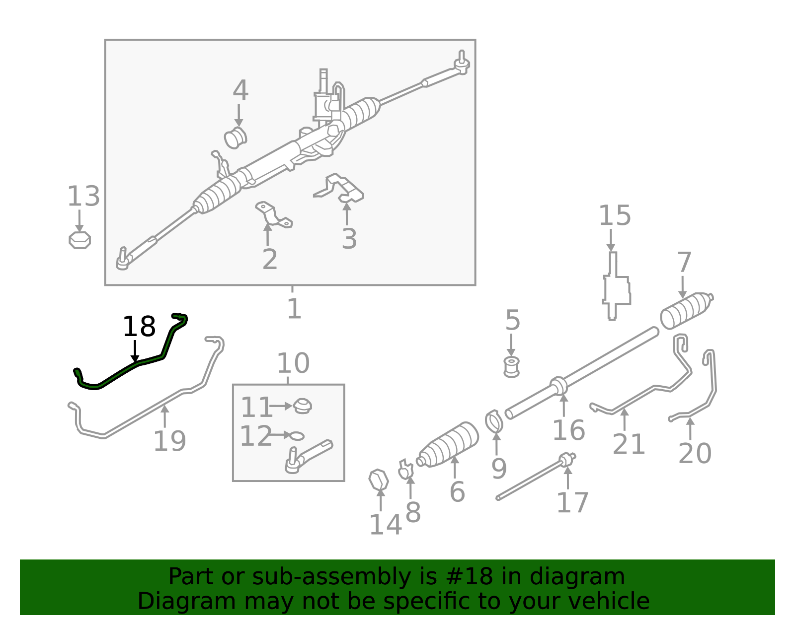 2008-2021 Subaru Pressure Pipe 34114FG041 | Subaru Online Parts