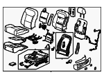 84014993 - Body: Seat Assembly for GMC: Yukon Image