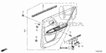 90662T2A003 - Interior/Bumper: GROMMET, SCREW (5MM) (SEAL) for Honda Image