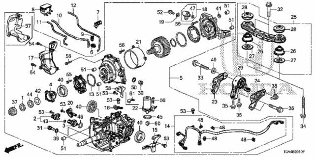Rear Differential - Mount (1) for 2013 Honda CR-V #0