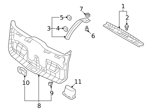 Interior Trim for 2012 Hyundai Elantra #0
