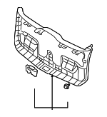 817502L2009K - : 2009-2012 Hyundai Elantra - Lower Trim Panel for Hyundai: Elantra Image