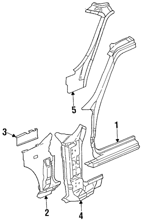 Uniside for 1989 Dodge Lancer #0