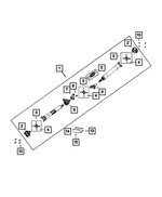 68649062AA - Differential and Drive Line: Drive Shaft for Mopar Image