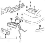 16519271 - Electrical: Headlamp Assembly for Chevrolet: Lumina APV | Pontiac: Bonneville, Trans Sport Image image