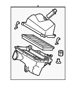 165001AA1A - : Air Cleaner Assembly for Nissan: Murano, Quest Image