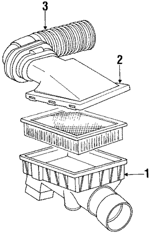 Air Intake for 1990 Dodge Grand Caravan #0