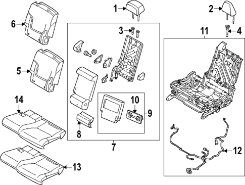 Second Row Seats for 2025 Nissan Armada #1