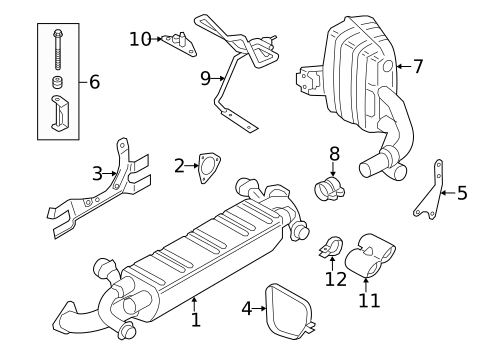 Exhaust & Tail Pipes for 2012 Porsche 911 #0