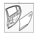 92260135 - Body: Door Shell for Chevrolet: SS Image