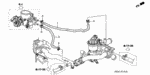 19506PLC901 - Engine: HOSE, ROTARY AIR CONTROL VALVEIN. for Honda Image
