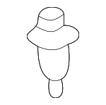 90467A0008 - Body: Bumper Cover Fastener for Lexus Image